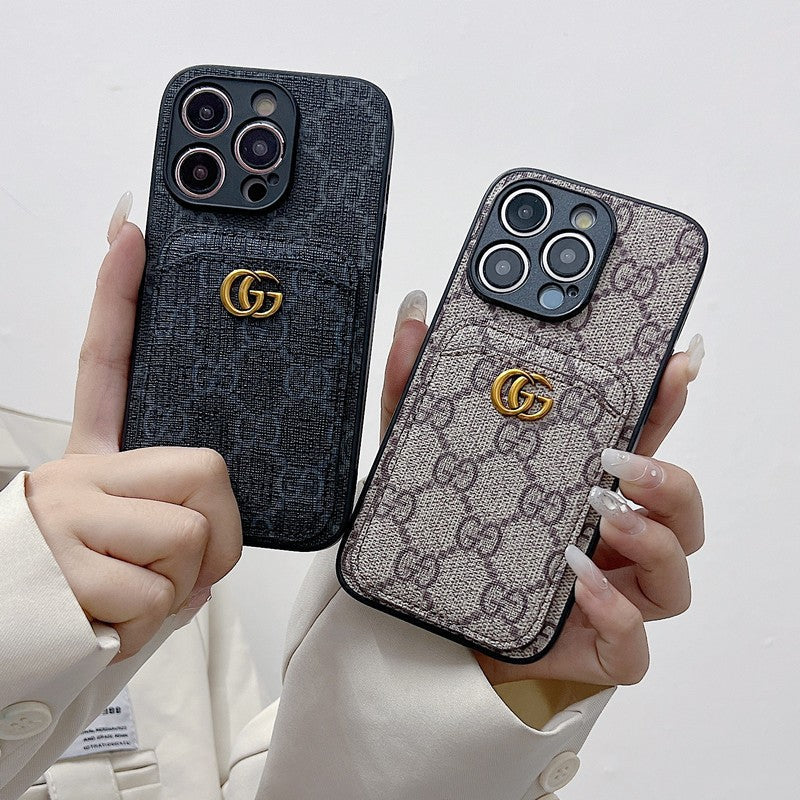 GG Card Bag Classic iPhone Case - Iphonecasehouse