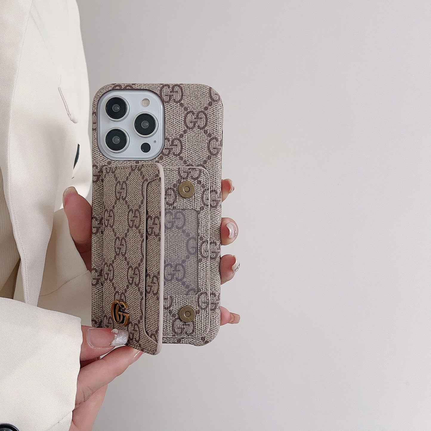 GG Card Holder iPhone Case - Iphonecasehouse