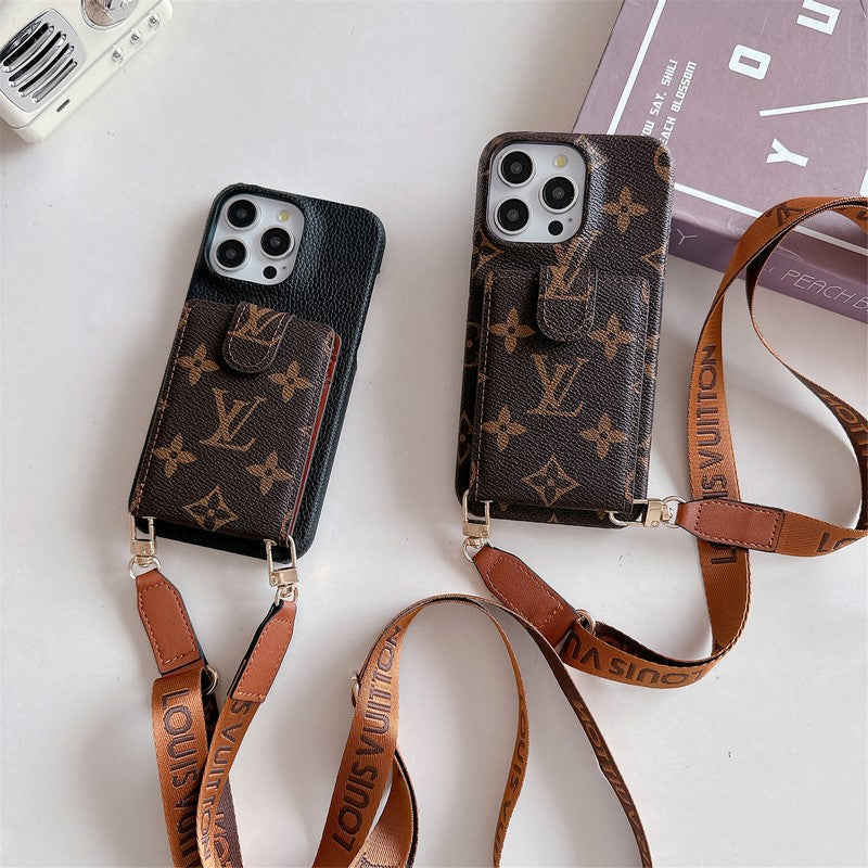 Lou Card Bag Crossbody Chain iPhone Case - Iphonecasehouse