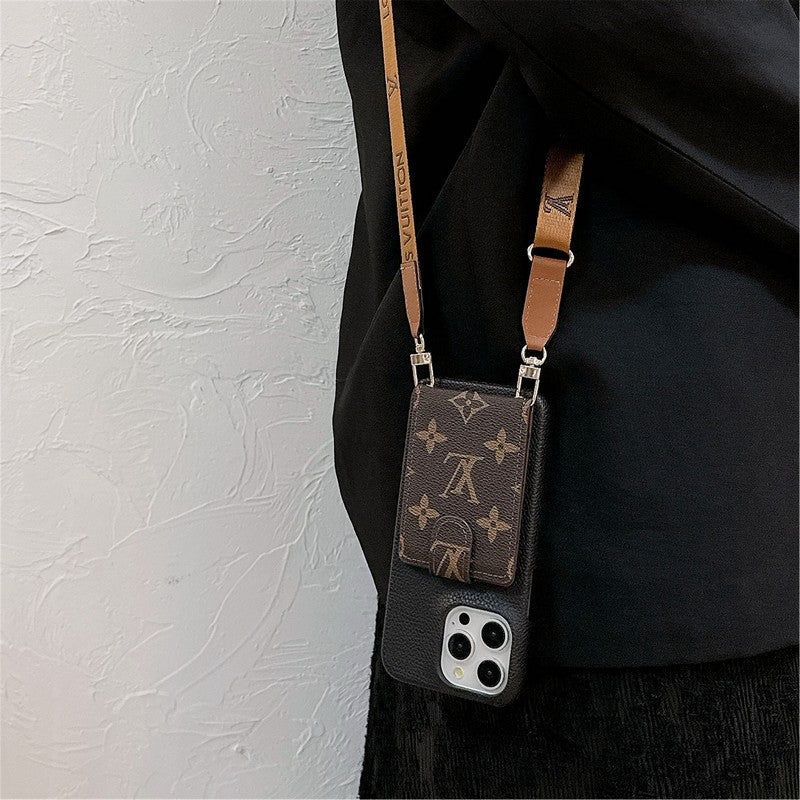 Lou Card Bag Crossbody Chain iPhone Case - Iphonecasehouse