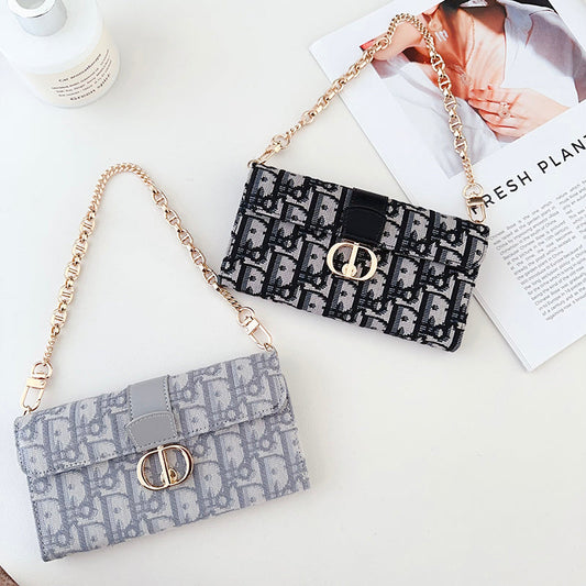 CD Bag Scarves Chain iPhone Case - Iphonecasehouse