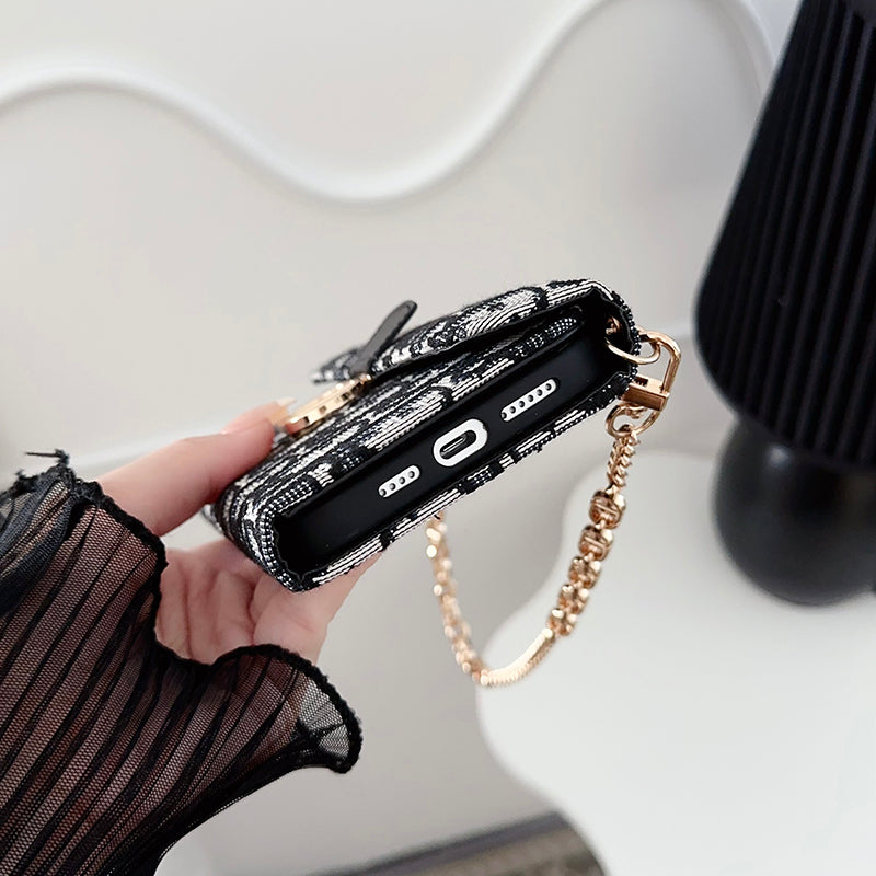 CD Bag Scarves Chain iPhone Case - Iphonecasehouse