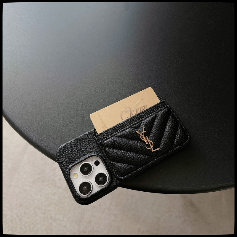 Saint Card Bag Leather iPhone Case - Iphonecasehouse