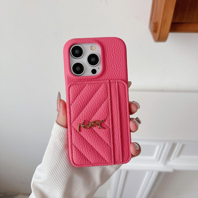 Saint Card Bag Leather iPhone Case - Iphonecasehouse
