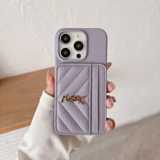 Saint Card Bag Leather iPhone Case - Iphonecasehouse