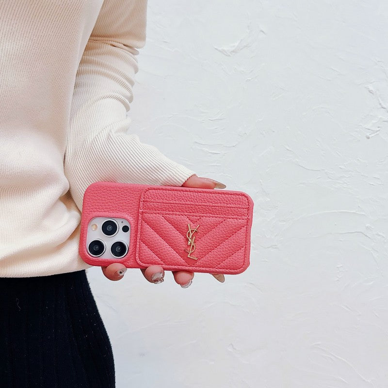 Saint Card Bag Leather iPhone Case - Iphonecasehouse