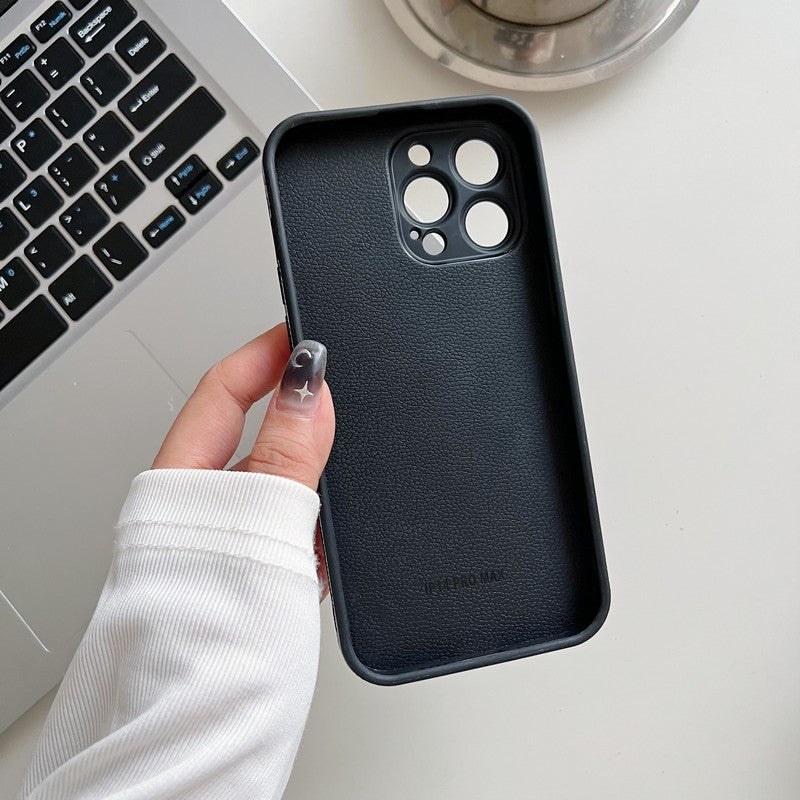 Lou Classic Color Leather iPhone Case - Iphonecasehouse