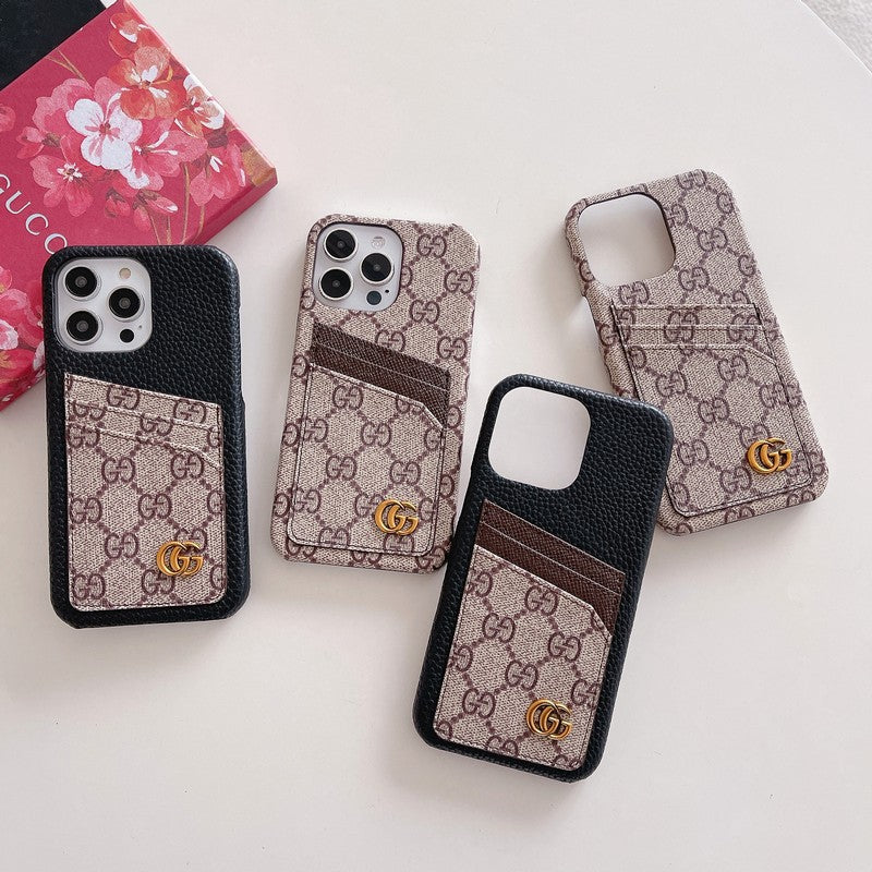 GG Card Bag Classic iPhone Case - Iphonecasehouse