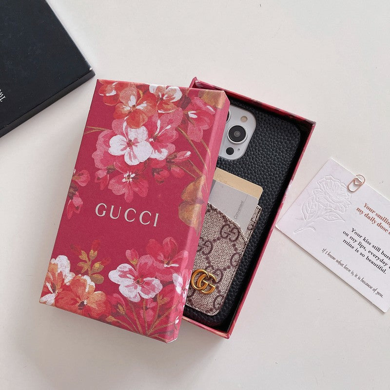 GG Card Bag Classic iPhone Case - Iphonecasehouse