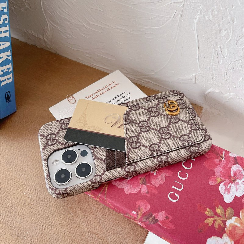 GG Card Bag Classic iPhone Case - Iphonecasehouse