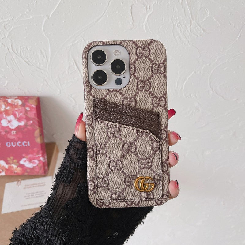 GG Card Bag Classic iPhone Case - Iphonecasehouse