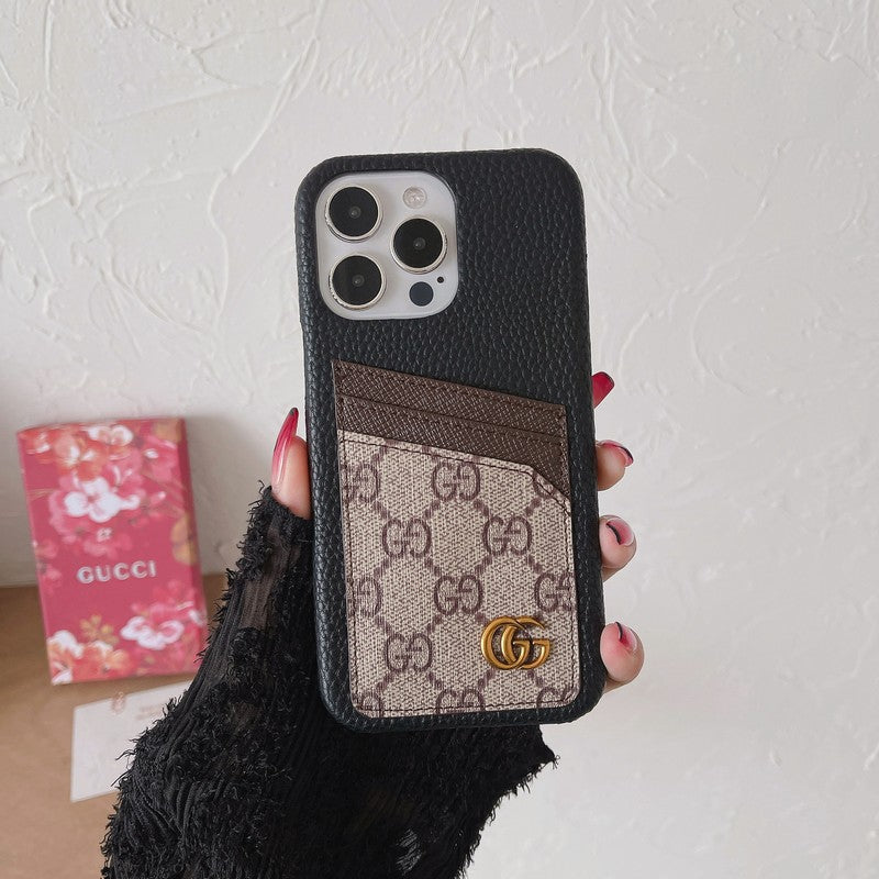 GG Card Bag Classic iPhone Case - Iphonecasehouse
