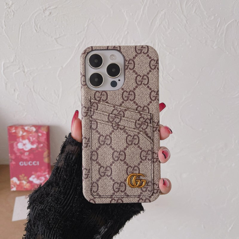 GG Card Bag Classic iPhone Case - Iphonecasehouse