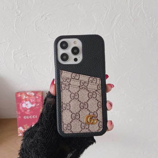 GG Card Bag Classic iPhone Case - Iphonecasehouse