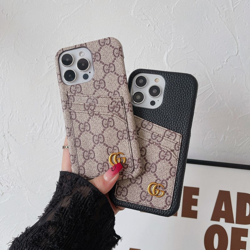 GG Card Bag Classic iPhone Case - Iphonecasehouse