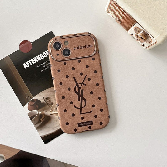 Saint Brown Leather iPhone Case - Iphonecasehouse