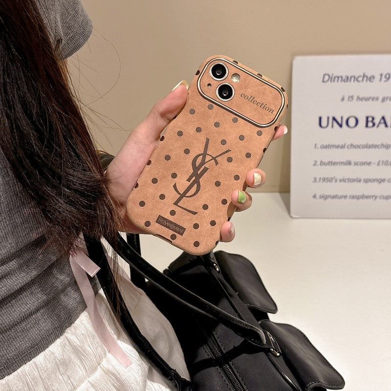Saint Brown Leather iPhone Case - Iphonecasehouse
