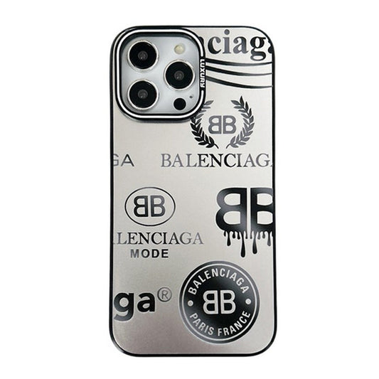 BB Black & Silver iPhone Case - Iphonecasehouse