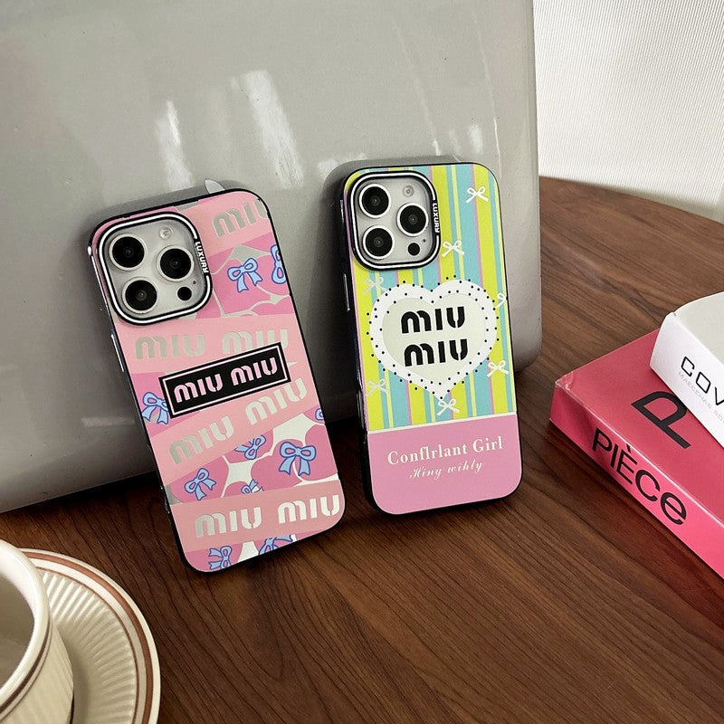Miu Pink & Green iPhone Case - Iphonecasehouse