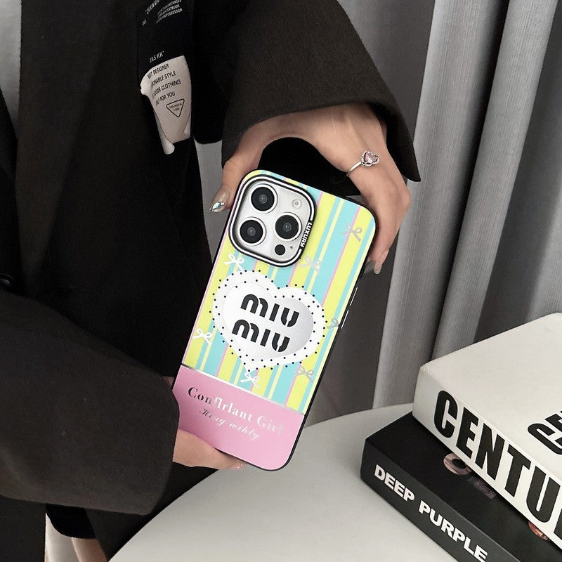 Miu Pink & Green iPhone Case - Iphonecasehouse