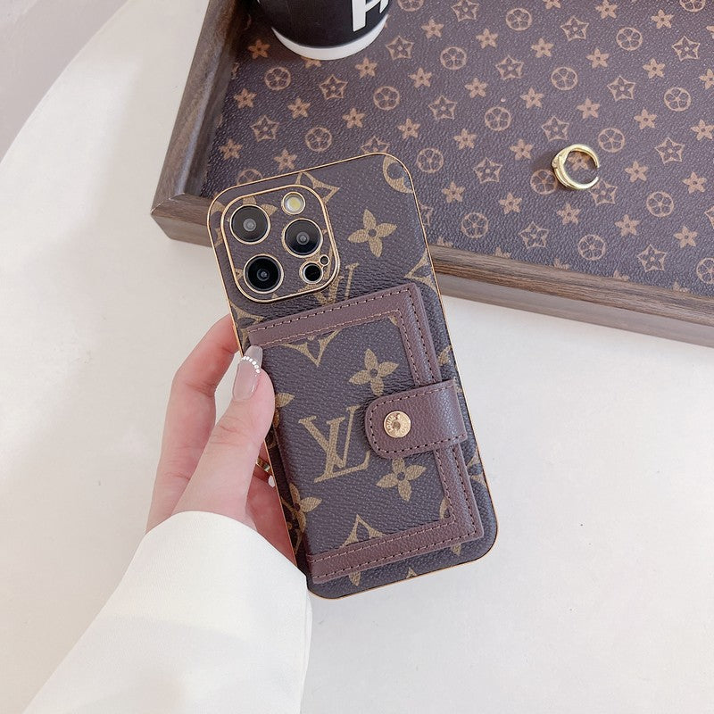 Lou Classic Color Card Bag iPhone Case - Iphonecasehouse