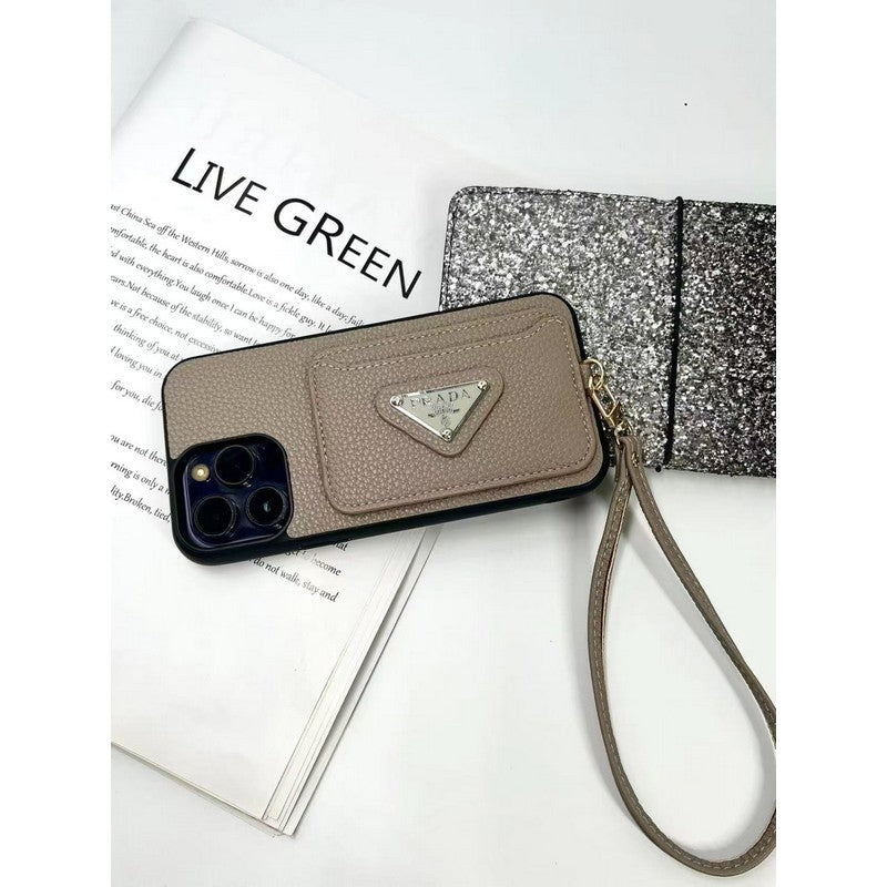 Pra Four Colors Card Bag iPhone Case - Iphonecasehouse