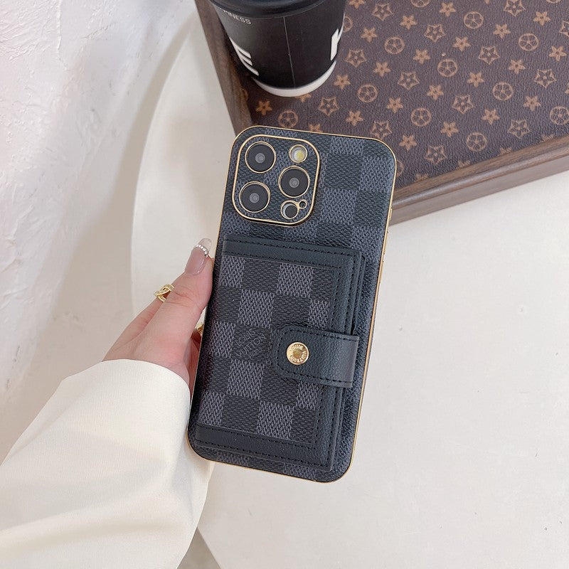 Lou Classic Color Card Bag iPhone Case - Iphonecasehouse