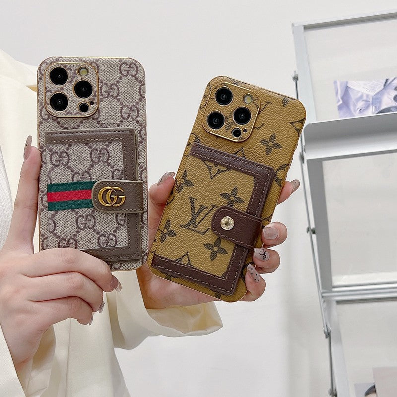 Lou Classic Color Card Bag iPhone Case - Iphonecasehouse