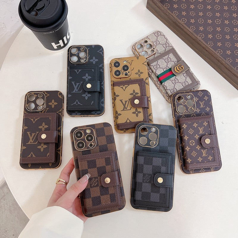 Lou Classic Color Card Bag iPhone Case - Iphonecasehouse