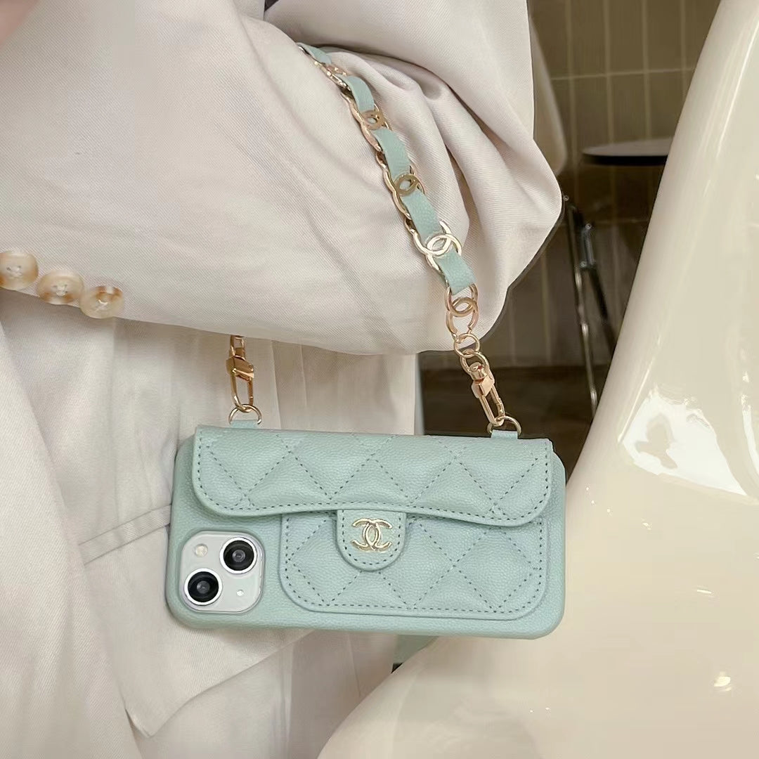 CN Pastel iPhone Cases Bag With Strap - Iphonecasehouse