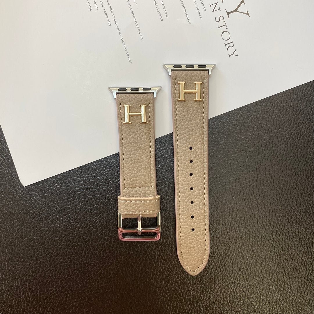 Genuine Pattern Leather Apple Watch Strap - Iphonecasehouse