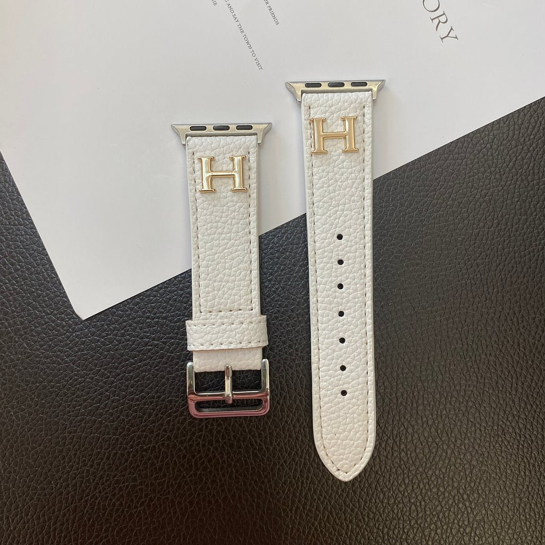 Genuine Pattern Leather Apple Watch Strap - Iphonecasehouse