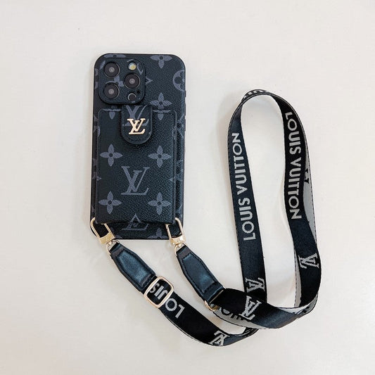 Lou Card Bag Crossbody Color Chain iPhone Case - Iphonecasehouse