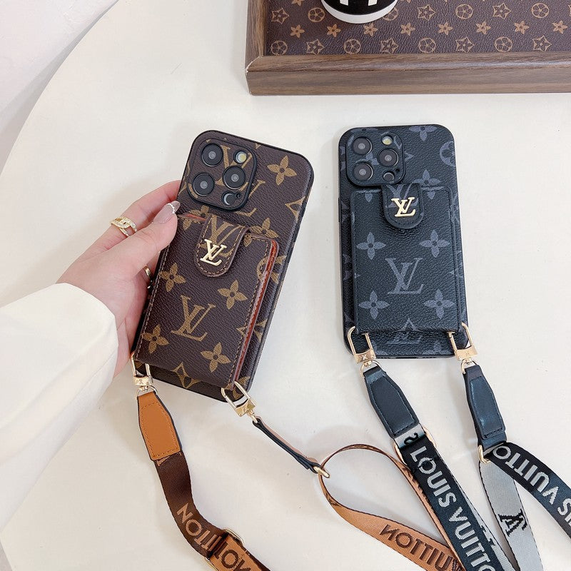 Lou Card Bag Crossbody Color Chain iPhone Case - Iphonecasehouse