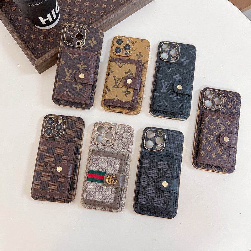 Lou Classic Color Card Bag iPhone Case - Iphonecasehouse