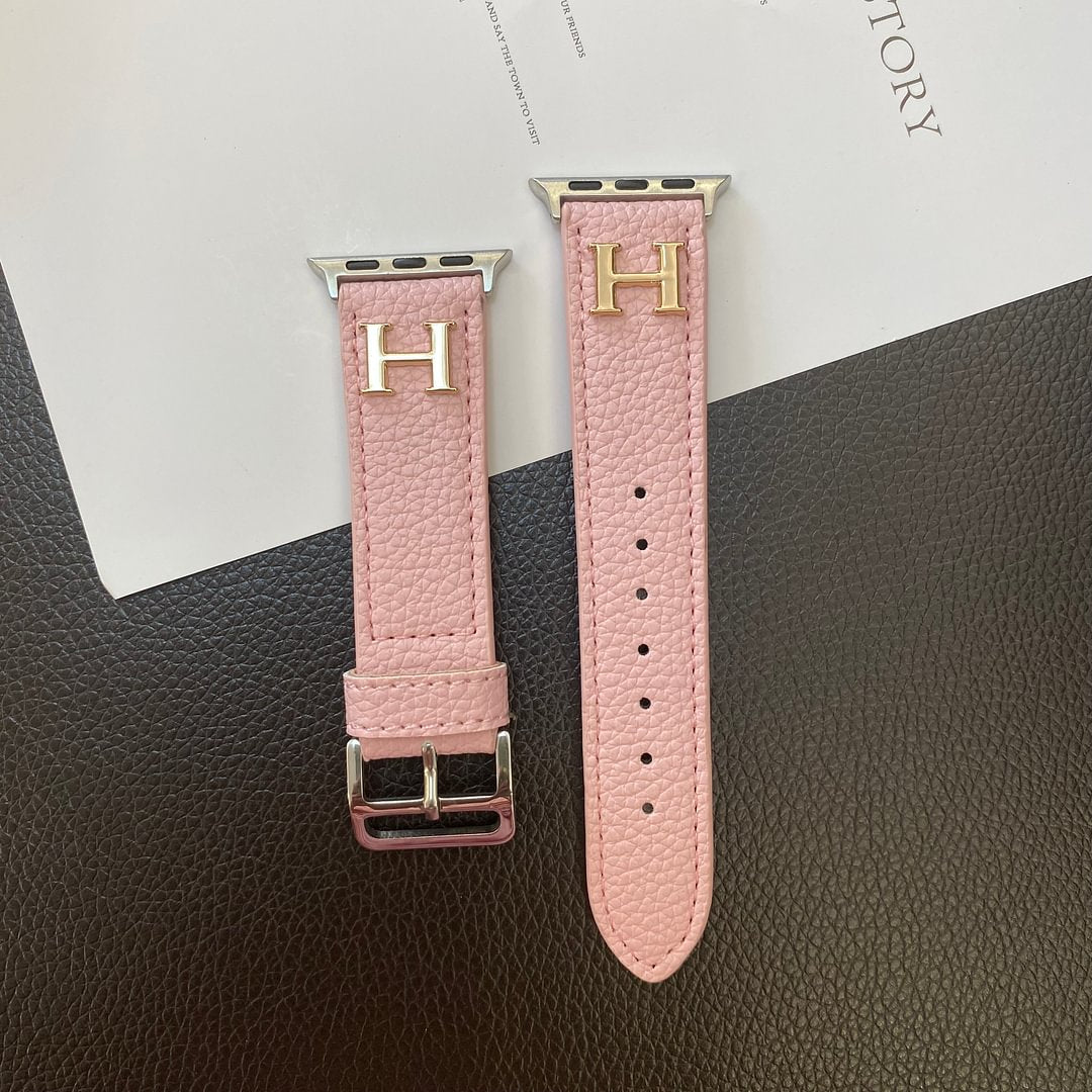 Genuine Pattern Leather Apple Watch Strap - Iphonecasehouse