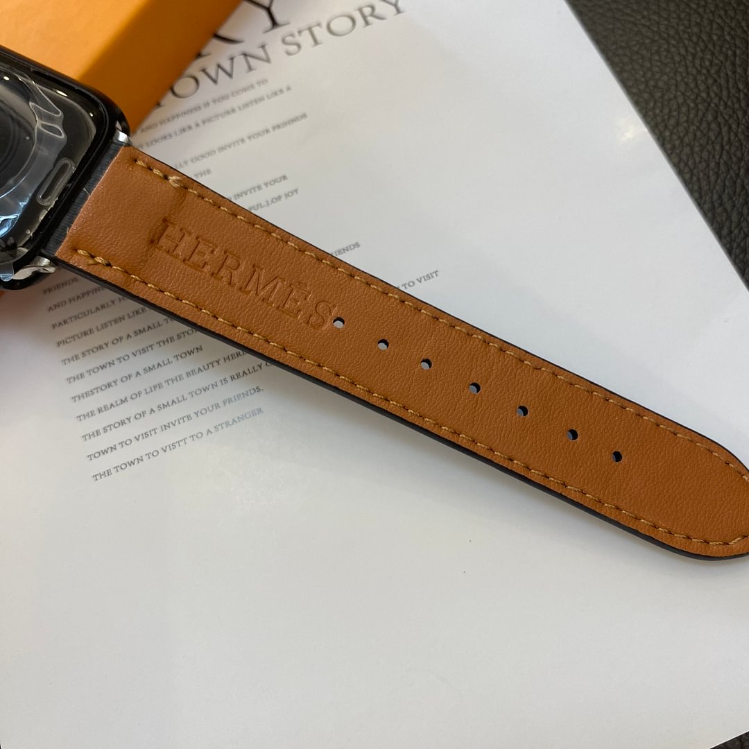 Genuine Pattern Leather Apple Watch Strap - Iphonecasehouse
