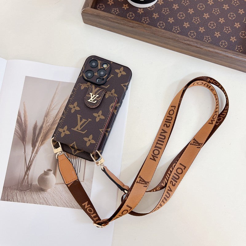 Lou Card Bag Crossbody Color Chain iPhone Case - Iphonecasehouse