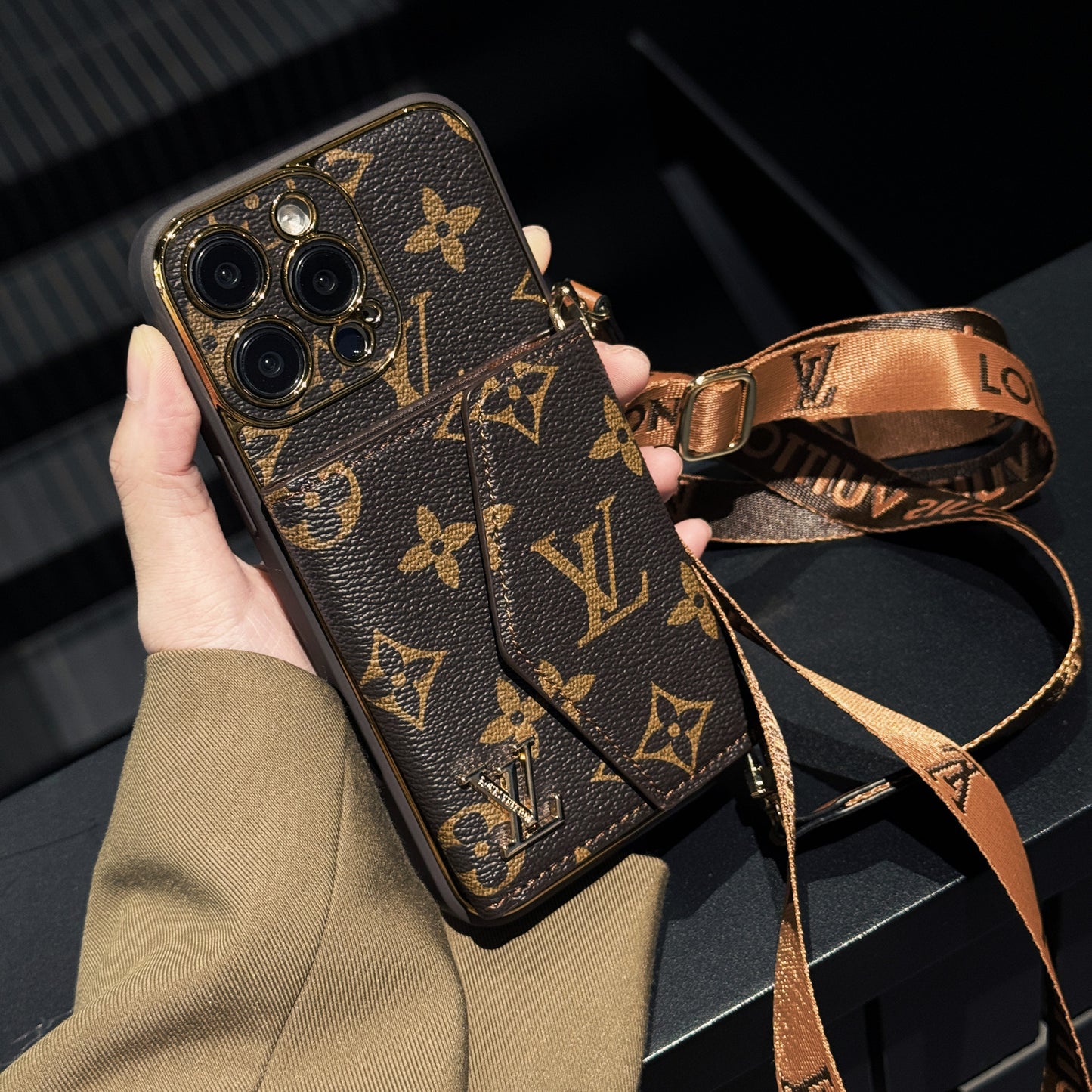New Premium leather wallet iPhone case