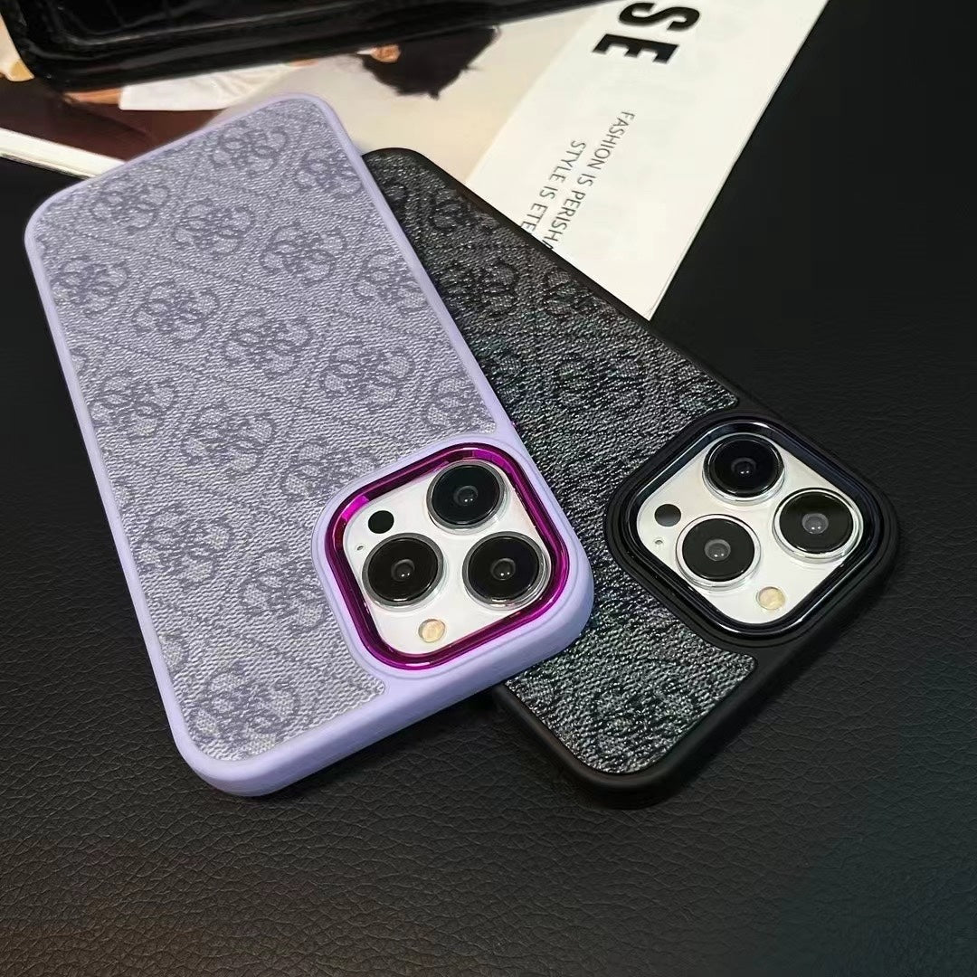 Purple Guess iPhone Case-MD231025 - Iphonecasehouse