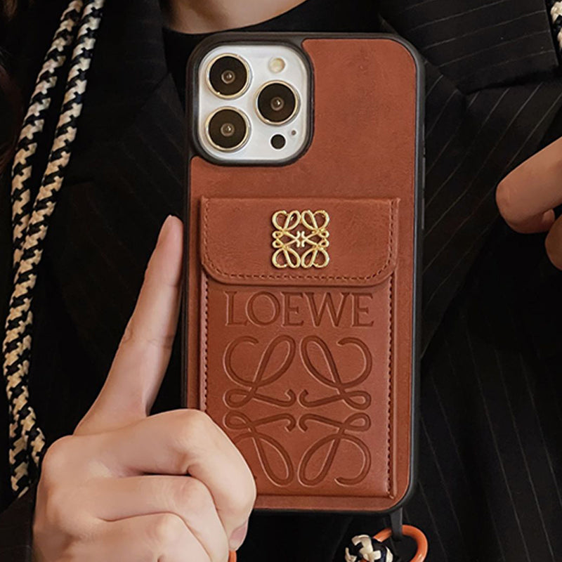 Loe Card Holder Leather iPhone Case - Iphonecasehouse