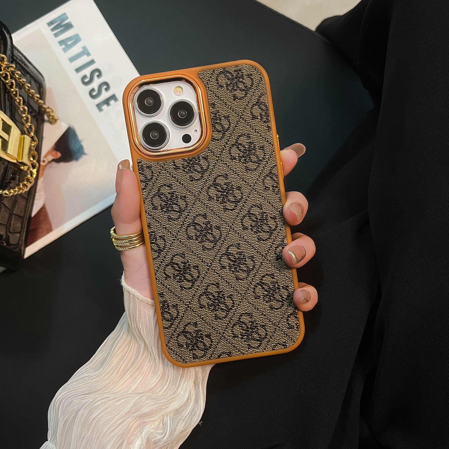 Yellow Guess iPhone Case-MD231025 - Iphonecasehouse
