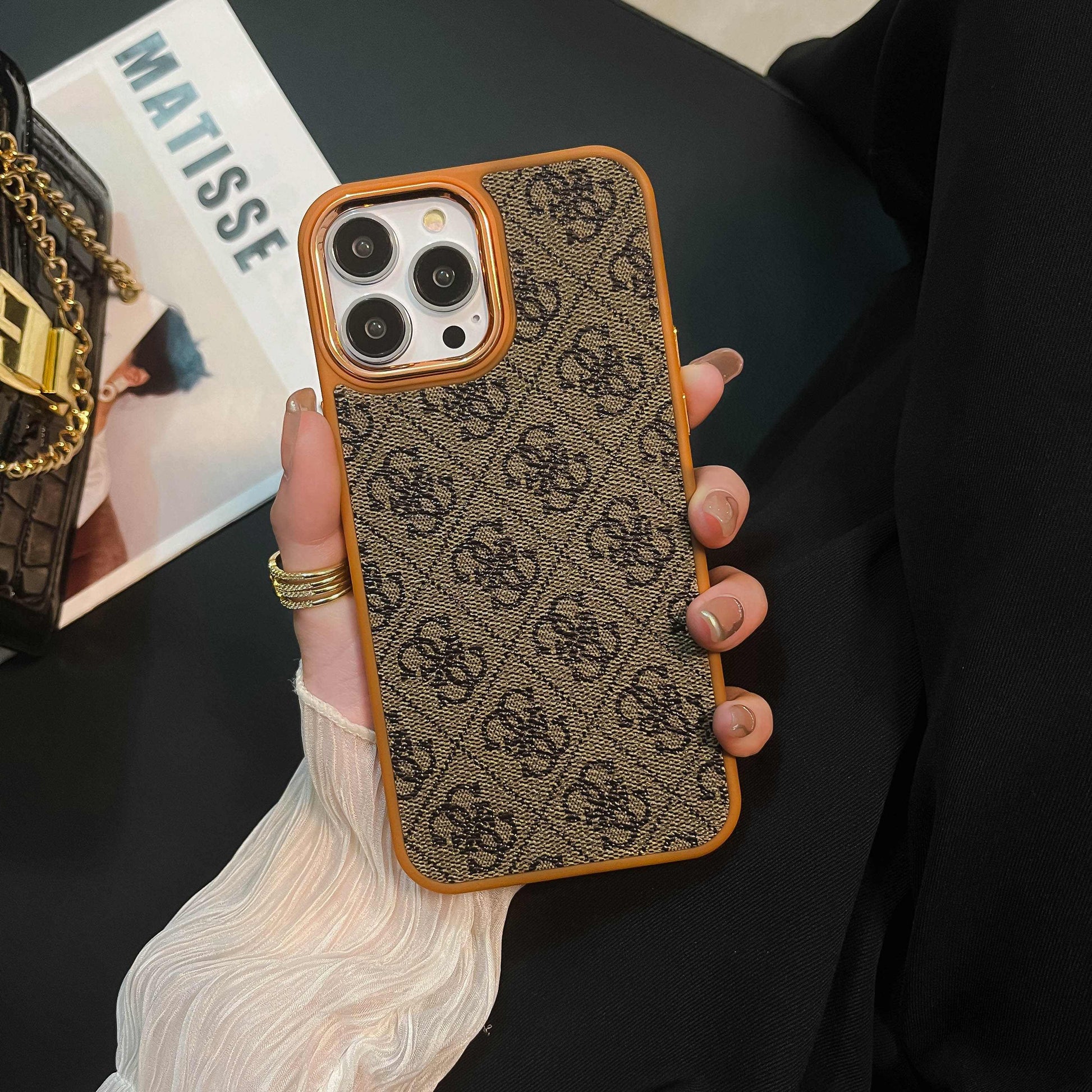 Yellow Guess iPhone Case-MD231025 - Iphonecasehouse