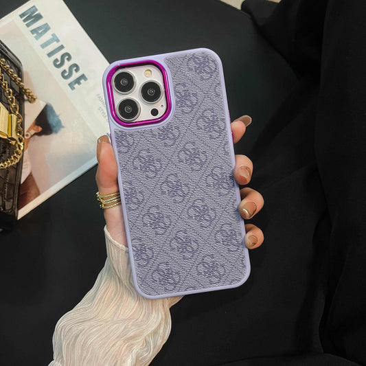 Purple Guess iPhone Case-MD231025 - Iphonecasehouse