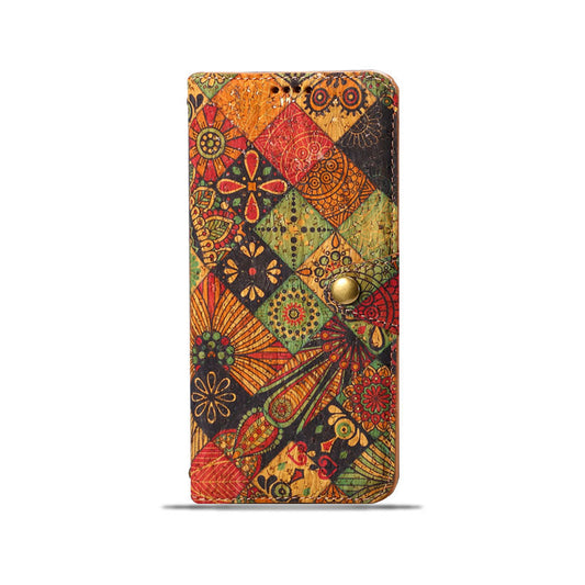 Vintage Floral seasons Leather Wallet Case – Boho Chic Protection for iPhone Case - Iphonecasehouse