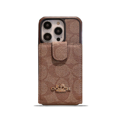 Coach iPhone Case With Wallet -LBK241416 - Iphonecasehouse
