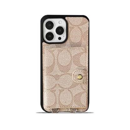 Coach iPhone Case With Wallet And Strap White -SZK240402 - Iphonecasehouse
