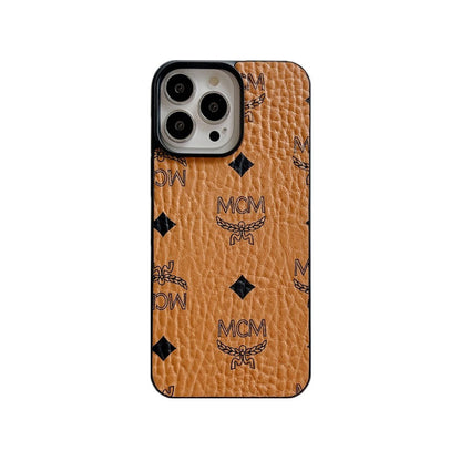 MCM iPhone Case Black-MCK240603 - Iphonecasehouse