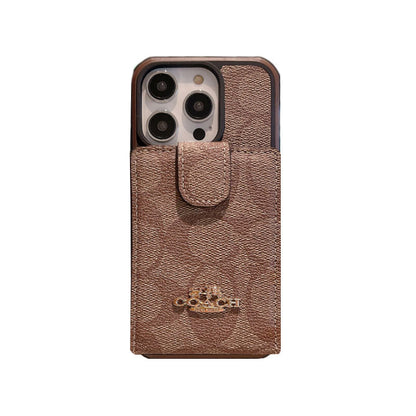 Coach iPhone Case With Wallet -LBK241416 - Iphonecasehouse