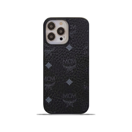 MCM iPhone Case Black-MCK240603 - Iphonecasehouse